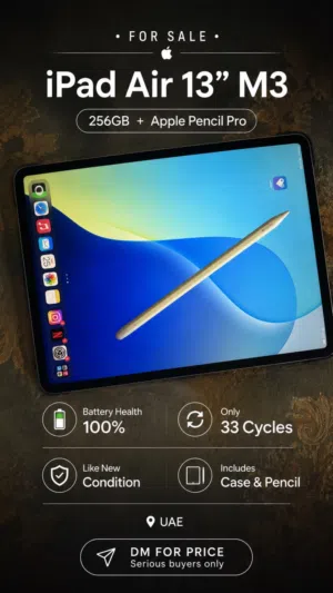 iPad Air 13 in M3