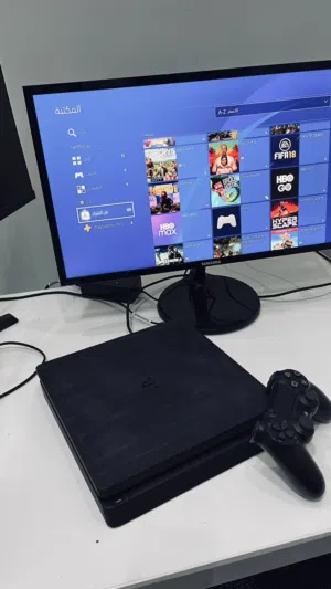 سوني 4 سليم نظيفه وكالة مع 70 لعبة (FC25/GTA V وغيرها)