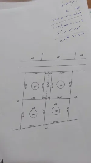 ام الدنانير قطعة ارض مميزة للبيع يمكن بيع نصف القطعة