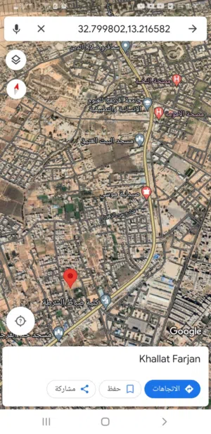 Residential Land for Sale in Tripoli Khallet Alforjan