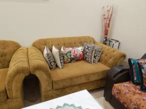 Sofa Set (1+2+3) (Brown Color) urgent sale...