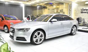Audi S6 V8 TFSi ( 2016 Model ) in Silver Color GCC Specs