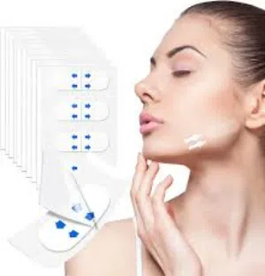 38 لصقه رفع و تقويم الوجه السحريه غير مرئيه تعمل على الشد العكسي للوجه و تجميله و منع الترهلات و الخ