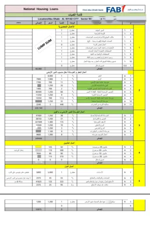 مهندس كميات وتسعير معتمد من بلدية أبوظبي – دقة توفر عليك آلاف الدراهم