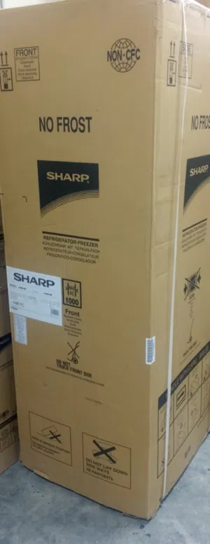 New Sharp inverter upright freezer for sale