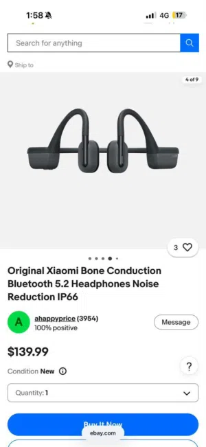 Xiaomi Bone Conduction الأصلية  جديدة ومختومة