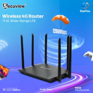 Secuview 11ac 1200Mbps Wireless 4G LTE Router