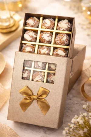 تمر خلاص مدلوك بالمكسرات والنارجيل