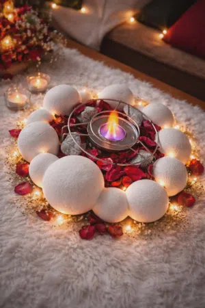 قطعة اثاث مع شعلة