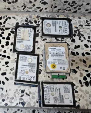 2.5 inches hard drives (HDD) with different sizes
