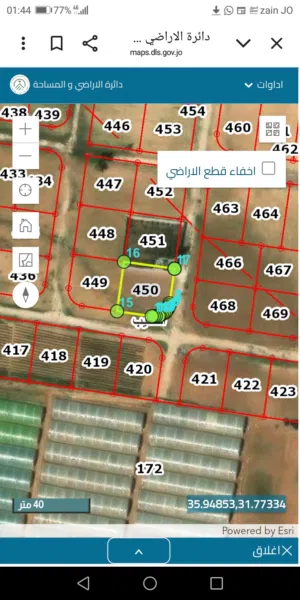 الطنيب - السكة الغربي / مشروع درة الإسراء 658 م2 سكن على شارعين .