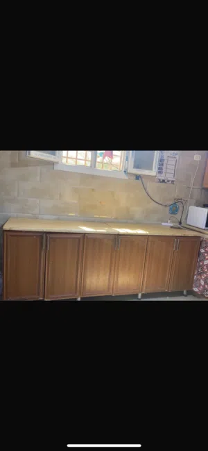 دولاب مطبخ جزئين لوح نضيف