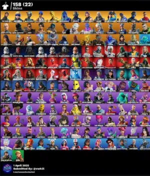 حساب فورت للبيع