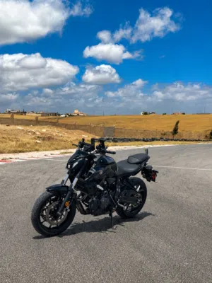 Yamaha mt07 2024 full black 7500KM like new