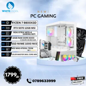 تجميعة RYZEN 7 9800X3D + RTX 5070 12GB + DDR5 RAM بسعر 1799 دينار