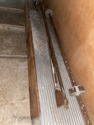 باب سحاب عرض 3 متر مع كامل قطعه