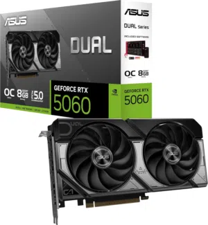 كرت شاشة جديد  ASUS Dual GeForce RTXTM 5060 8GB OC Edition