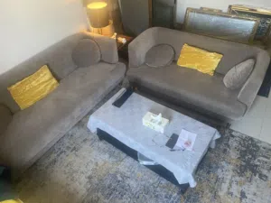 Light brown 3-seater 210 cm and 170 cm 2nd sofa in perfect condition