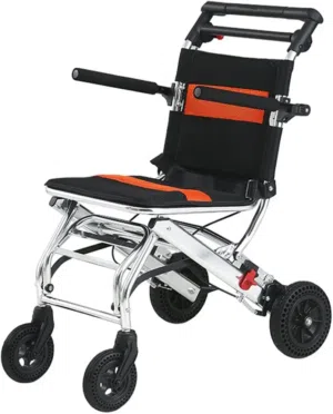 كرسي متحرك المنيوم خفيف الوزن للسفر والتنقل   نخب اول