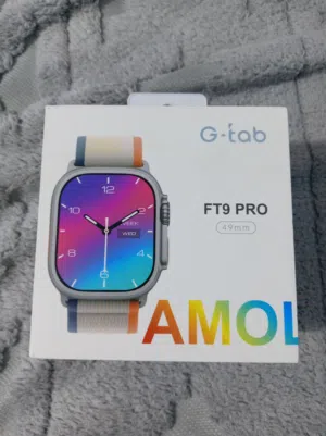 ساعة ذكية ماركه G_tab FT9 PRO لون ذهبي