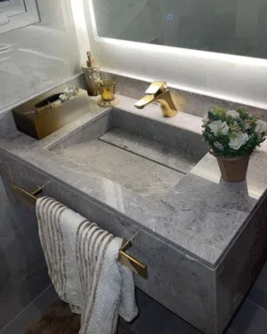 جميع انواع المغاسل رخام طبيعي او صناعي او بورسلين