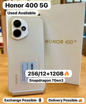 Honor 400 5G 256GB 12+12GB RAM clean fantastic Less use device