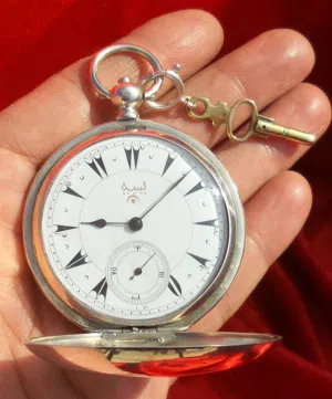 ساعة عثمانية ليبية صناعة عام 1850