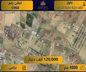 Farm Land for Sale in Amman Jelul