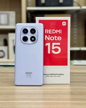 للبيع: Redmi Note 15 (النسخة العادية) السلام عليكم يا شباب، عندي هاتف ريدمي نوت 15 العادي (Redmi