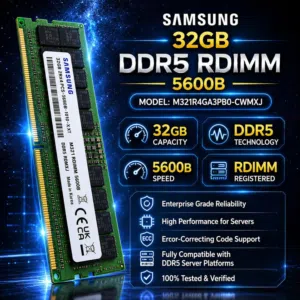 رام سيرفر Samsung 32 جيجابايت DDR5 5600B ECC RDIMM