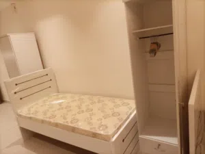single wood bed with mattress brand new for sale