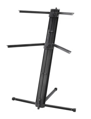 ستاند بيانو / اورج ثنائي / دبل Double Adjustable Metal Piano Stand Keyboard Stand
