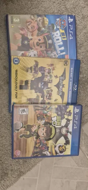 3 video games PS4 pack