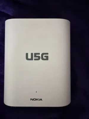 راوتر امنية 5G نوكيا ، مدخل شريحة، امنية و بالامكان تشغيله على كافة الشبكات بشتغل 5G و بشتغل 4G