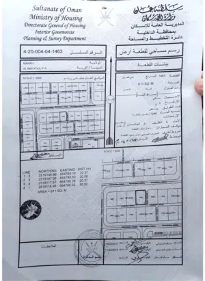 Residential Land for Sale in Al Dakhiliya Manah