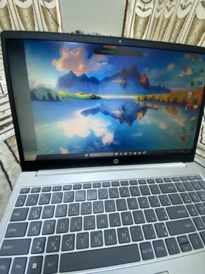 لابتوب hp معالج i7مستعمل كلش قليل ونضيف بس بيه طكه بل شاشه صغيريه