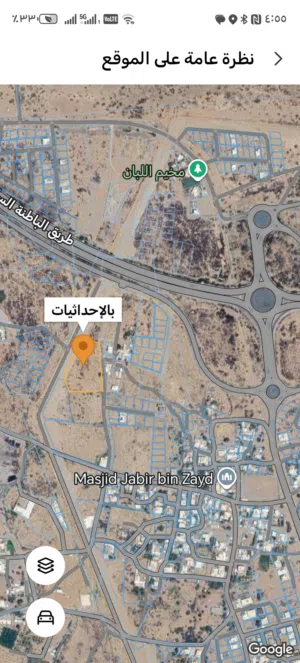 مخطط حي عاصم السكني اراضي سكنية