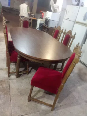 طاوله سفره عدد كراسي سته