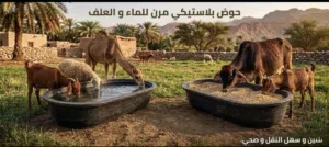 احواض ومعالف بحجم كبير