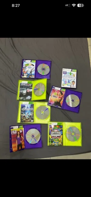 7x Xbox 360 Game Bundle (Kinect & Family Games Lot)