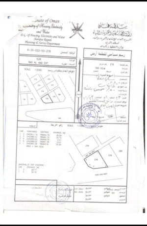 Residential Land for Sale in Al Sharqiya Sur