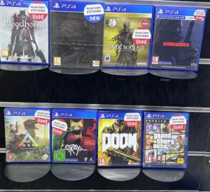 مجموعه العاب بلاستيشن 4&5 للبيع او البدل فرقية كل لعبه والها سعرها