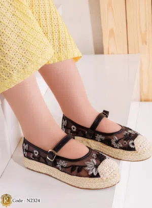 بلارينا چوبير فليه بــ الوان الصيف ترندي موووا Size 37 .41 قالب مظبوط Art N2234