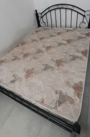 Iron made bed frame and sptring metres