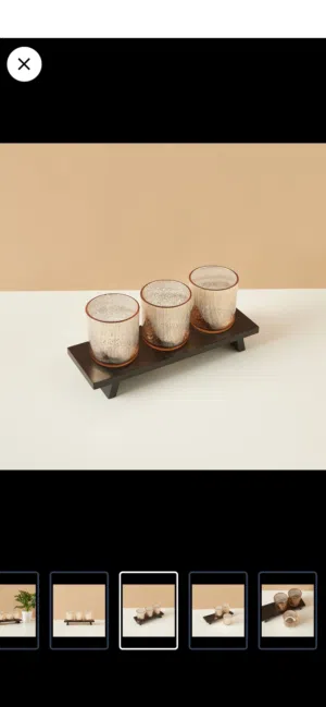Tealight holder with stand