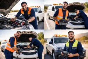 كهربائي وميكانيكي متنقل فحص كمبيوتر