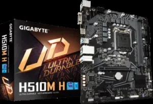 motherboard Gigabyte H510m H DDR4 لوحة ام معالج cpu i3-10100F