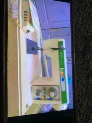 مكينه بودر منزلي سعرها 175 وبيه مجال كلش نظيفه ومكينه صناعيه كلش نظيفه سعرها 400 وبيه مجال