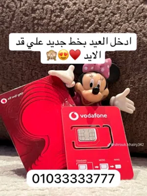 ده خط VODAFONE RED ( دقايق-موبايل انترنت- رسايل-واي فاي) كل ده ف فاتوره شهريه واحده و التوصيل مجانا