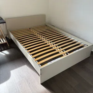 IKEA GURSKEN Bed Frame - Full/Double Size (Light Beige)